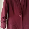 Burgundy blazer von asos Design