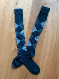Burlington Kniestrümpfe 42/42 Anthrazit/ Grau