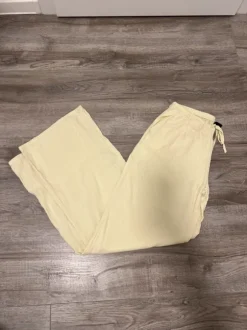 Butter Yellow Leinenhose, H&M