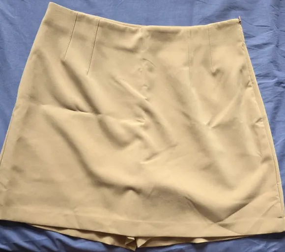 C&A Minirock/ Skort Beige Gr. 44 - Leicht & Top Zustand