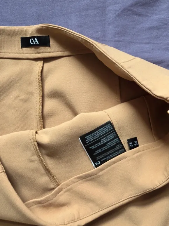 C&A Minirock/ Skort Beige Gr. 44 - Leicht & Top Zustand