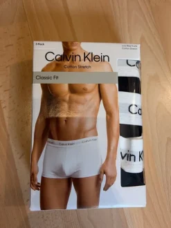 Calvin Klein Boxershorts 3er Pack, Cotton Stretch, Classic Fit, Low Rise Trunk