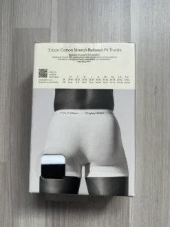 Calvin Klein Underwear Relaxed Fit Trunk Icon Stretch 3er schwarz