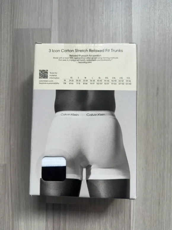 Calvin Klein Underwear Relaxed Fit Trunk Icon Stretch 3er schwarz