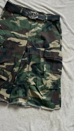 Camo Oversized Shorts