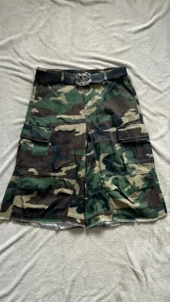 Camo Oversized Shorts