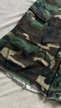 Camo Oversized Shorts