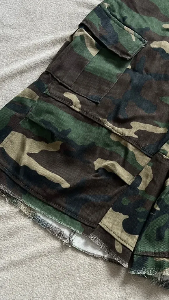 Camo Oversized Shorts
