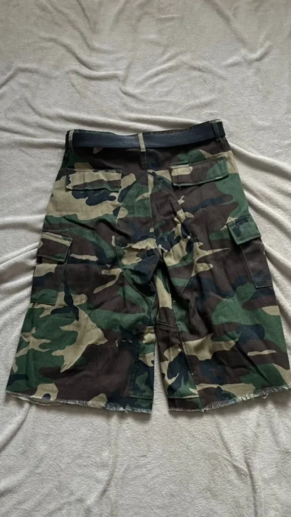Camo Oversized Shorts