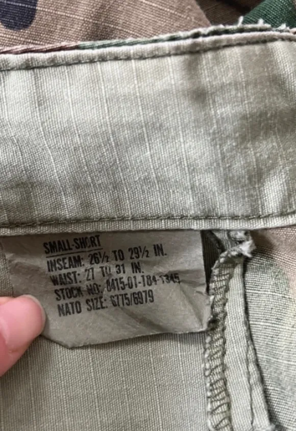 Camouflage Cargo Hose / Army Style / Baggy Hose / Gr. M–L