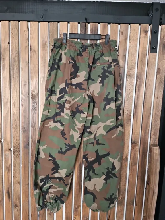 Camouflage parachute broek