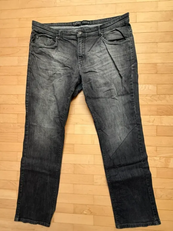 Canda Jeans schwarz/grau 42/34