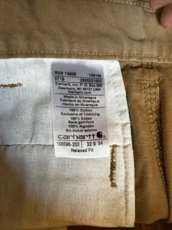 Carhart - beige utility chino