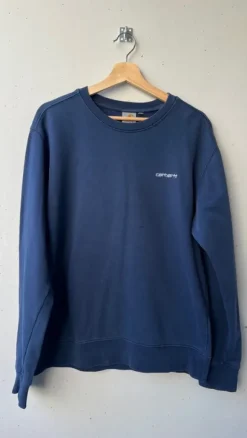 Carhartt Crewneck Sweat - Sweatshirt Pullover - Größe M - blau