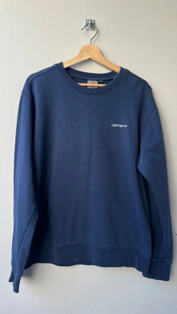 Carhartt Crewneck Sweat - Sweatshirt Pullover - Größe M - blau