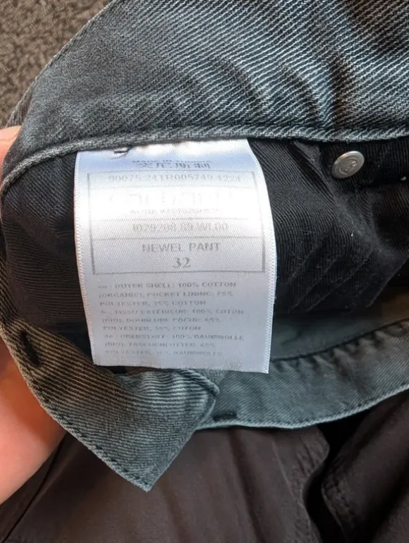 Carhartt newel pant 32