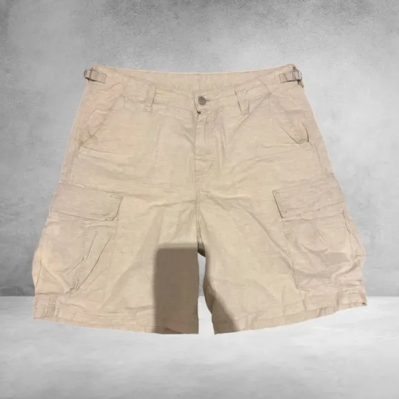 Carhartt WIP Alan Cargo Shorts – Linen/Cotton Mix – Gr. 30