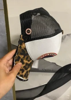 Casquette unisexe noir et blanc – neuve