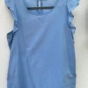 Cecil Bluse hellblau Gr.38 ärmellos