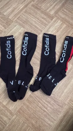 Chaussette noir cofidis