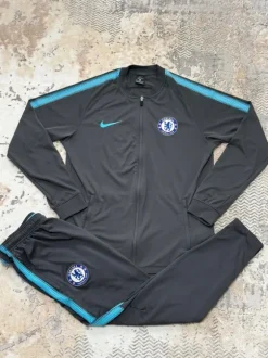 Chelsea Nike Tracksuit Türkis/Grau M, Fußball