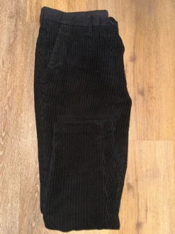 Chinohose Cord schwarz Herren Gianni Feraud