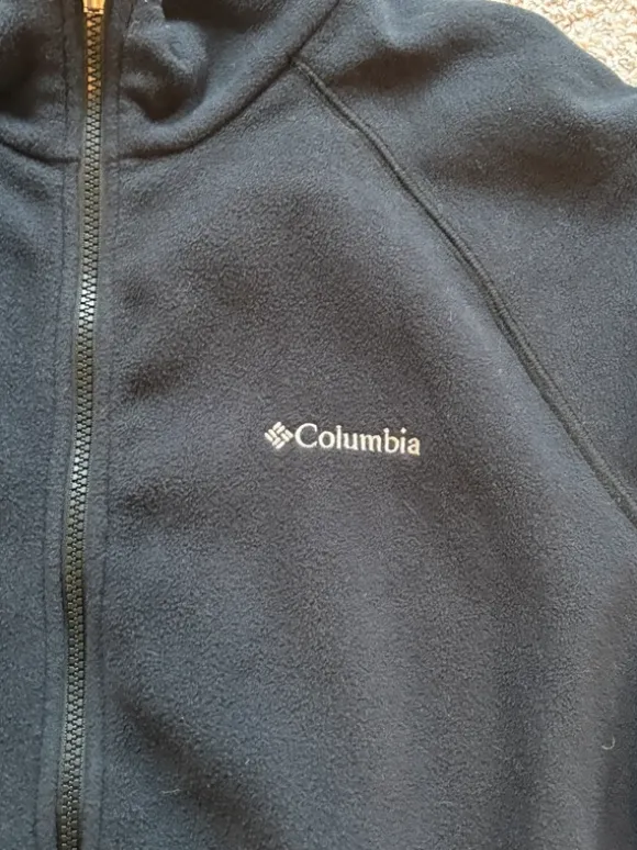 Columbia Fleece Jacke Strickjacke Gr. L schwarz top