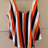 Cooler Badeanzug mit Streifenmuster - Neu -
