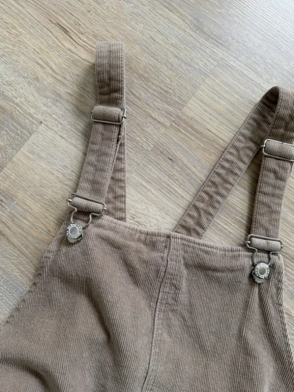 Cord Latzkleid Schwangerschaft / Umstandsmode