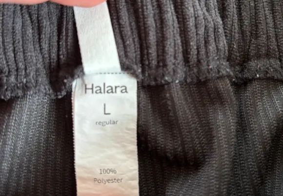 Cordhose – Halara – Schwarz – Größe L