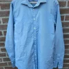 Cortefiel overhemd blouse | maat XL | blauw gestreept | topstaat | stretch katoen