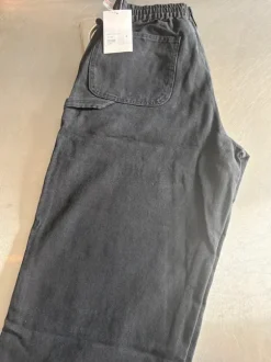 Cotton Drill Pant Black (Cargo Jeans)