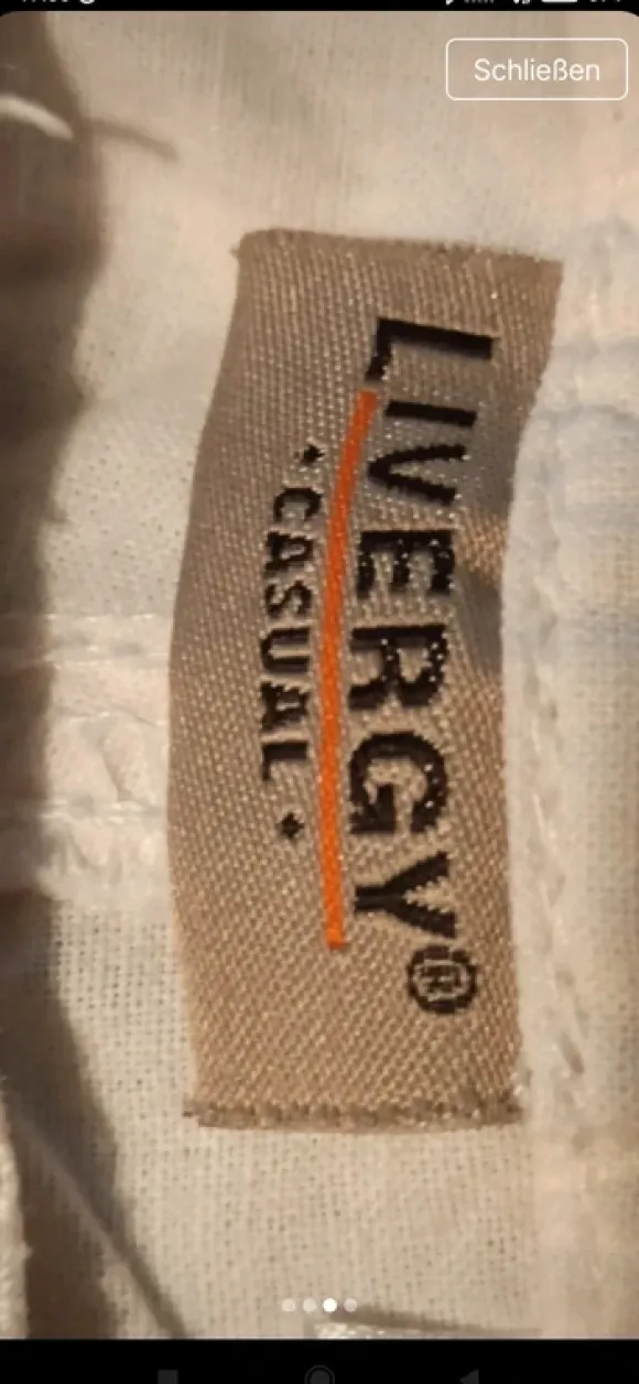 Cream weiße Short von Livergy in Gr. 54