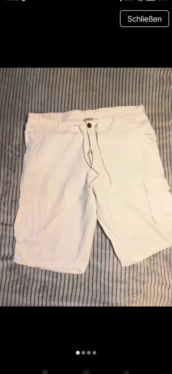 Cream weiße Short von Livergy in Gr. 54