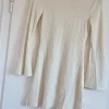 Cremefarbenes Strandkleid