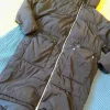 Damen Daunen Jacke lang