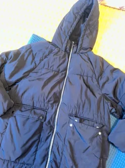 Damen Daunen Jacke lang