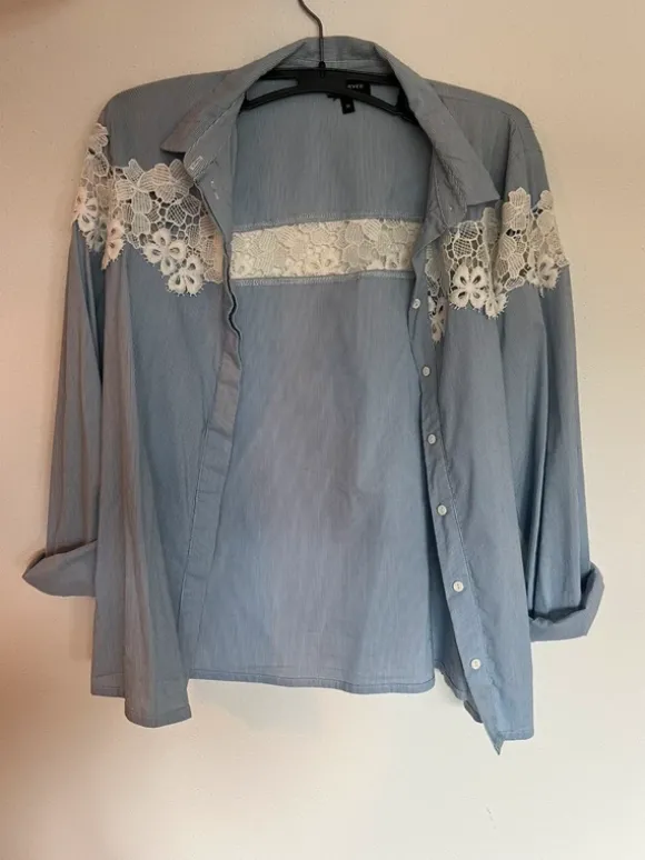 Damenbluse transparent