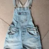 Denim korte tuinbroek superdry