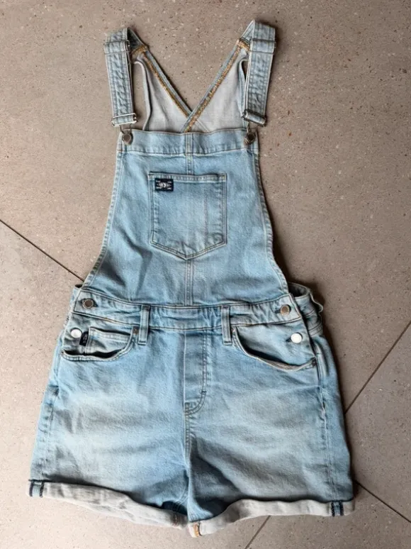 Denim korte tuinbroek superdry