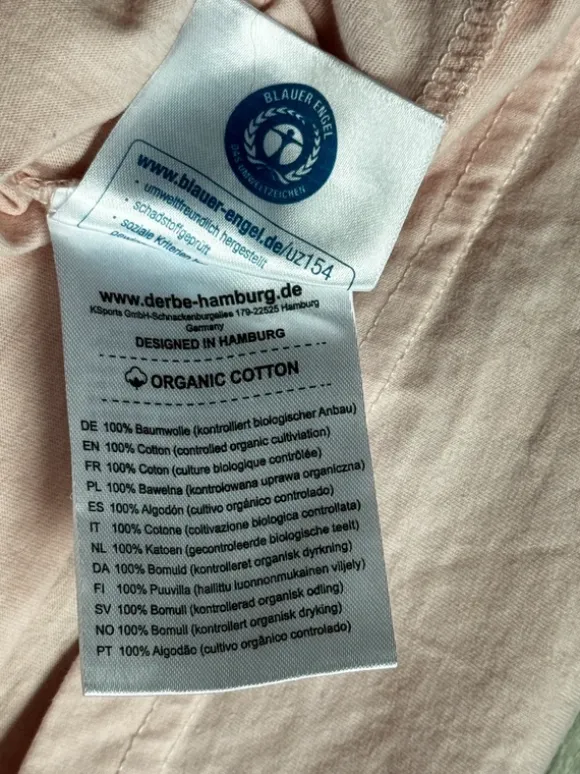 Derbe T-Shirt „how horny is that than“ Rosa Gr. XXL