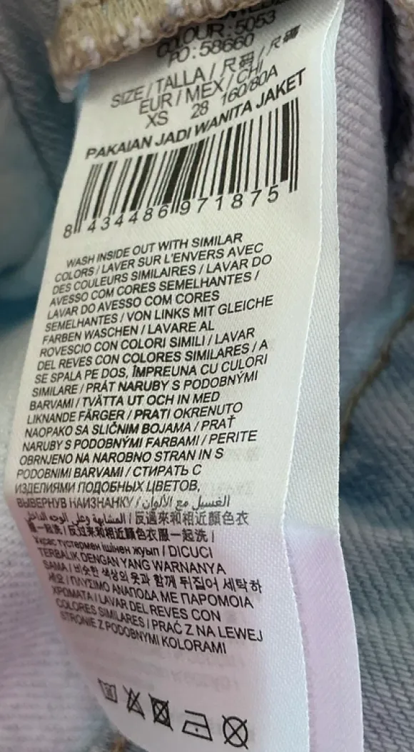 Detailreiche Jeansjacke von Desigual in xs