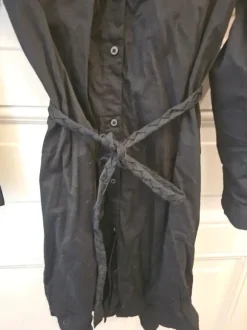 Dicke Hemd kleid Bluse knielang