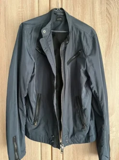Diesel Bike-/Bikerjacke Herren – Größe L – Dunkelblau/Anthrazit – Top Zustand