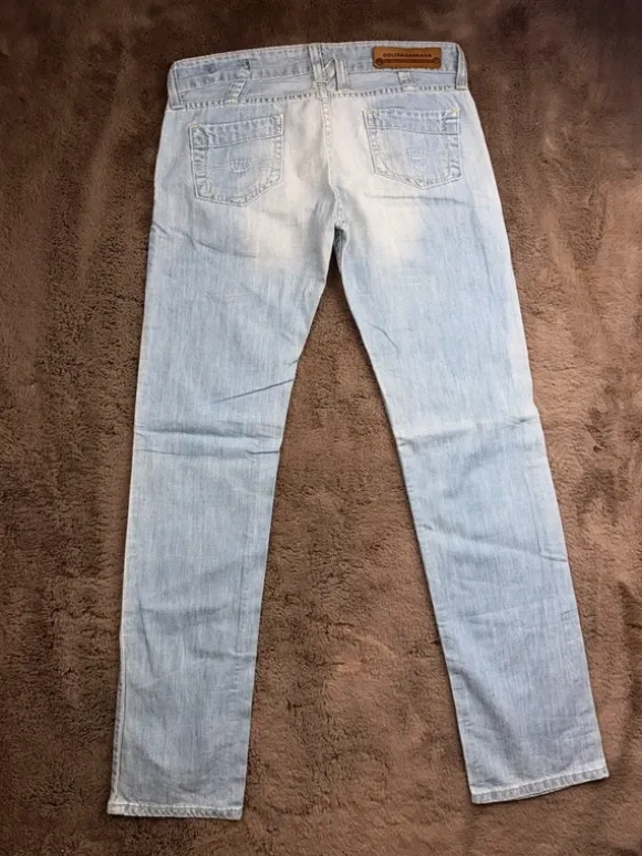 Dolce & Gabbana Vintage Low waist Denim Blau in W | 30