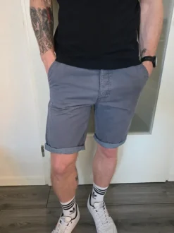Dunkelblaue Chino Gr 32