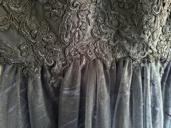 Dunkelblaues Kleid (Gr. 38)