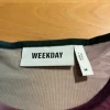durchsichtiges Mesh Langarmtop weekday