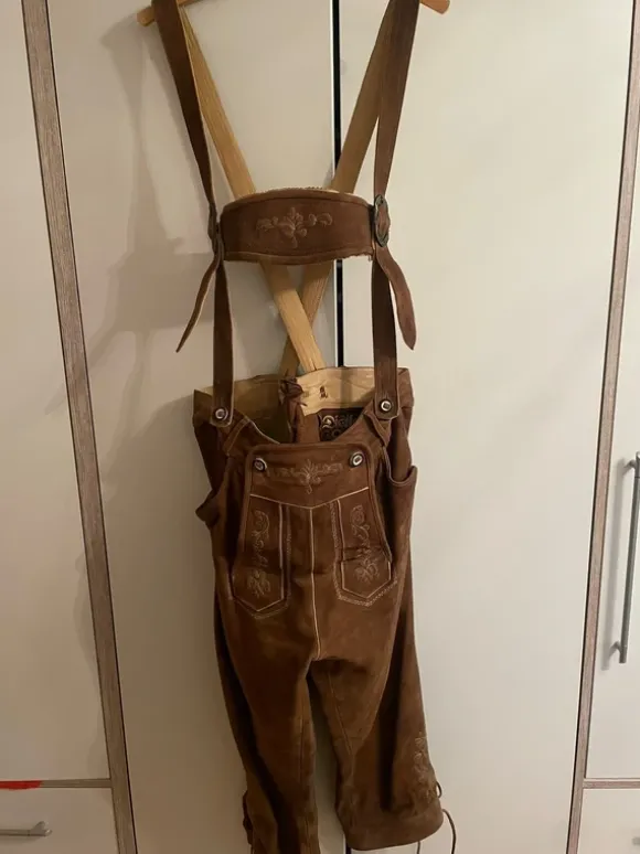 Echtlederhose Kniebund