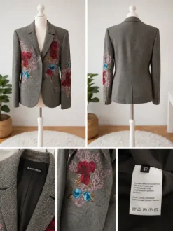 Edles Jarket mit Blumenmuster